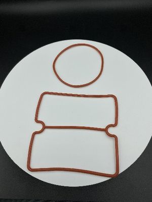 Bahan Elemen Penyegelan Warna Hitam Segel Karet Gasket Industri